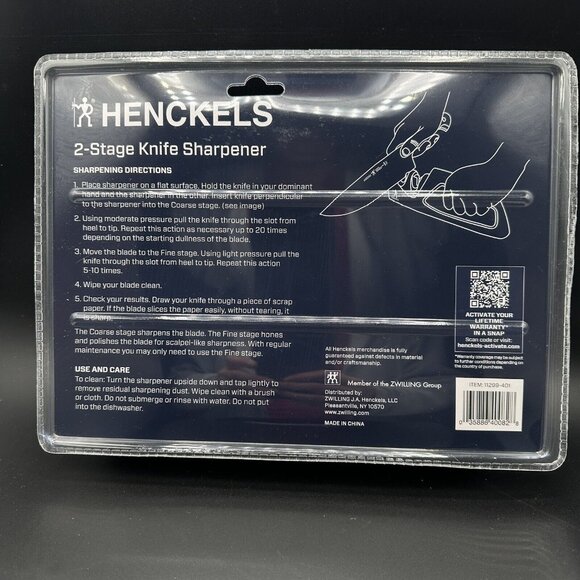 J.A. Henckels International 2-Stage Knife Sharpener Manual Pull Through - Picture 4 of 5